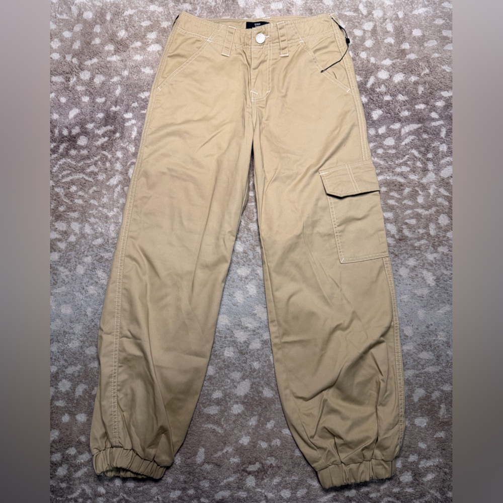 True Religion Khaki Cargo Jogger Pants